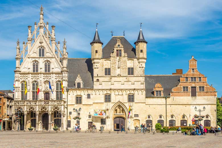 Stroll pass Mechelen Town Hall