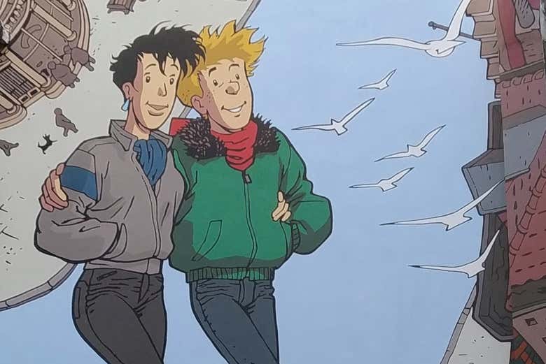 The murals of Brussels stand out for their realism