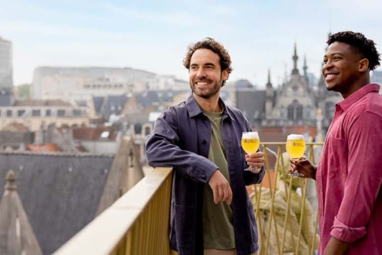 Enjoy a refreshing beer