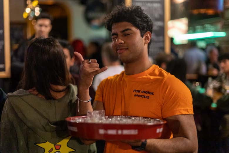 All ready for the pub crawl