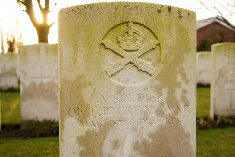 The tomb of an unknown WWI soldier